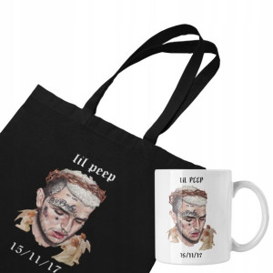 Zestaw Eco Torba Lil Peep + Kubek Fana Prezent