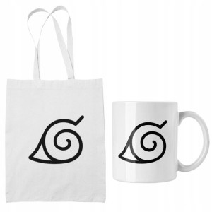 Zestaw Torba + Kubek Anime Naruto Manga Gadżety