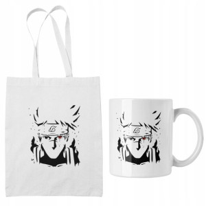 Zestaw Torba + Kubek Anime Naruto Manga Gadżety
