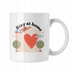 Kubek Do Kawy Home, Zostań W Domu, Kubek Do Herbat