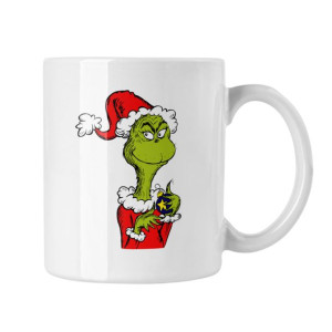 Kubek Świąteczny  Grinch Prezent