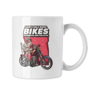 Kubek Świąteczny Merry Christmas Motocyklista