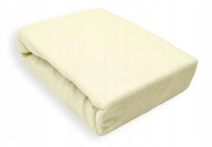 Prześcieradło z gumką 60x190 cm FROTTE na ŁÓŻKO