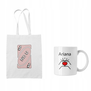 Zestaw Torba + Kubek Ariana Grande