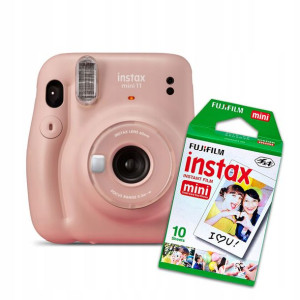 Aparat Fujifilm Instax Mini 11 + 10 wkładów różowy