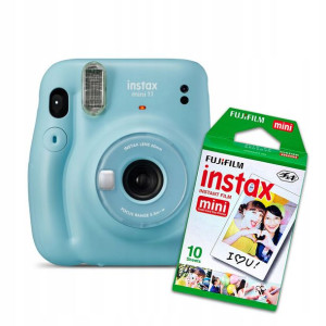 Aparat Fujifilm Instax Mini 11 + 10 wkładów niebieski