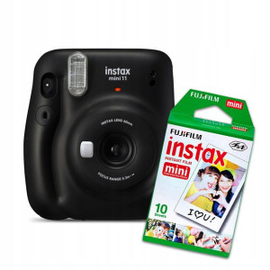Aparat Fujifilm Instax Mini 11 + 10 wkładów czarny