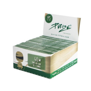 Bibułki Purize Brown King Size Slim BOX 40 szt.