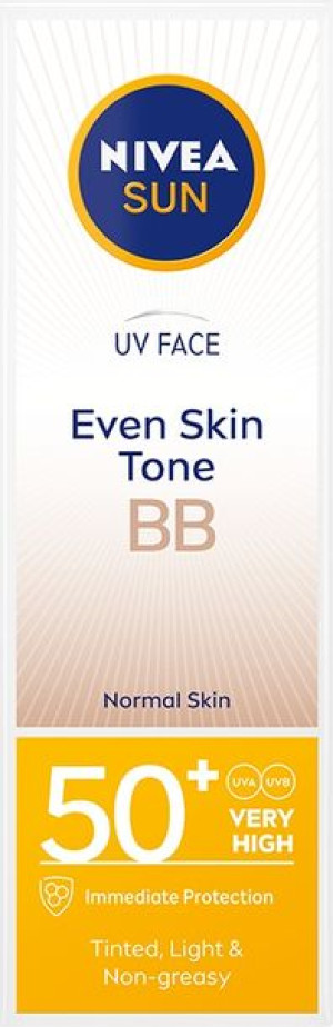 Krem do twarzy NIVEA SUN BB z filtrem SPF 50+ 50ml