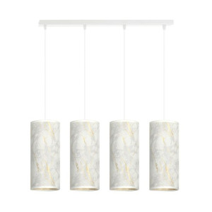 Lampa Wisząca Karli Regulowana Welurowy Abażur Led