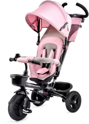 Kinderkraft Aveo - funkcjonalny rowerek trójkołowy | Pink