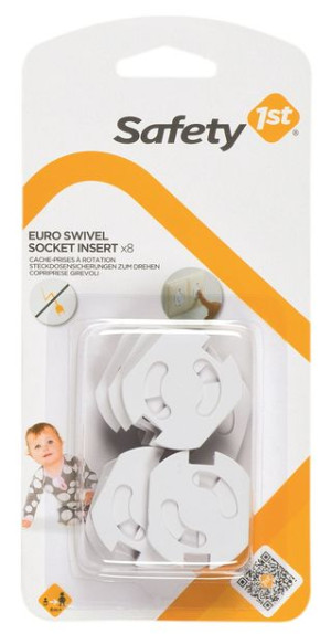 Safety 1st Euro Swivel Socket Inserts - zabezpieczenie kontaktów