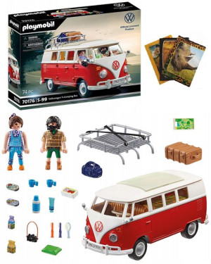 Klocki Playmobil 70176 Volkswagen T1 Camping Bus + Gratis Zeszyt