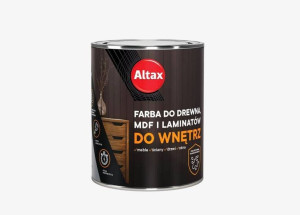 ALTAX Farba Renowacyjna do Drewna MDF Laminatów 0,4l SZARY