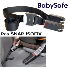BabySafe SNAP Isofix - Dodatkowy pas mocujący fotelik samochodowy