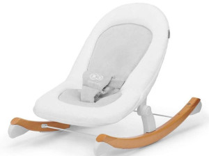 Kinderkraft Finio - leżaczek, bujaczek 2w1 | White
