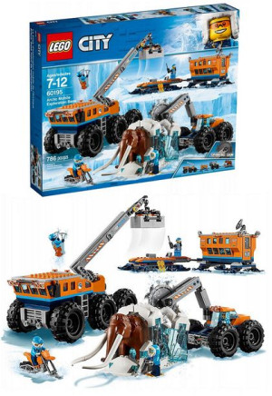 Lego City Klocki 60195 Arktyczna Baza Mobilna