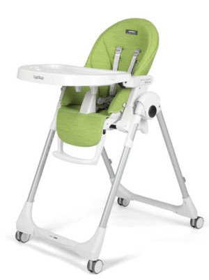 Peg Perego Prima Pappa Follow Me - krzesełko z kółkami z funkcją leżaczka |