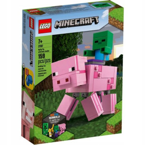 LEGO MINECRAFT 21157 BigFig - Świnka i mały zombie