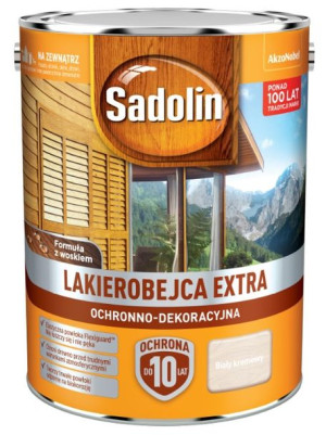 LAKIEROBEJCA SADOLIN EXTRA- biały kremowy, 5l
