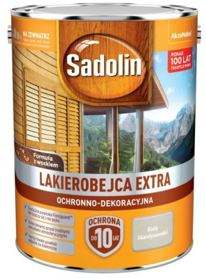 LAKIEROBEJCA SADOLIN EXTRA- biały skandynawski, 5l