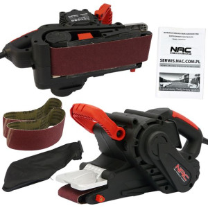 Szlifierka Taśmowa Nac Bs101vs-gy 1010 W 6 Biegów