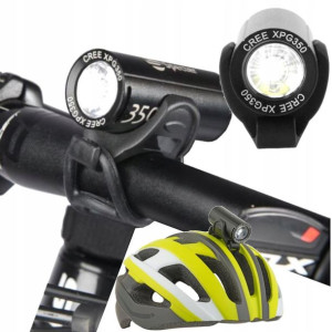 Lampka Na Rower Rowerowa Led Cree Na Przód Przednia Na Usb 350lm
