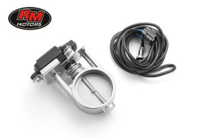Tłumik Przelotowy Z Zaworem Elektrycznym E300 350 mm Prawa 63,5 mm