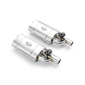 Tłumik Przelotowy Z Zaworem Elektrycznym E300 300 mm Lewa 63,5 mm