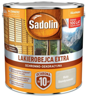 LAKIEROBEJCA SADOLIN EXTRA- biały skandynawski, 2.5l