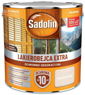 LAKIEROBEJCA SADOLIN EXTRA- biały kremowy, 2.5l