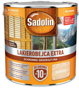 LAKIEROBEJCA SADOLIN EXTRA- bezbarwna, 2.5l