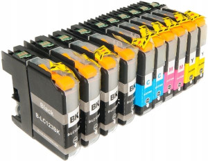 10x Tusz Brother Lc-123 Mfc-j6520dw Mfc-j6720dw