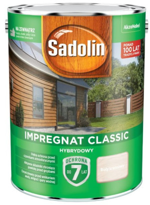 IMPREGNAT SADOLIN CLASSIC, biały kremowy, 4.5l