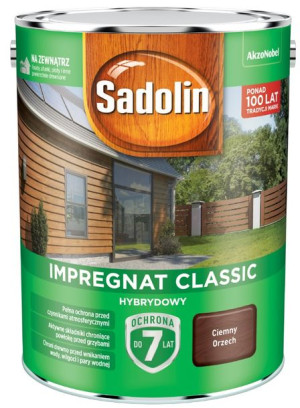 IMPREGNAT SADOLIN CLASSIC, ciemny orzech, 4.5l