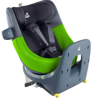 Swandoo Marie - obrotowy fotelik samochodowy i-Size ~0-18 kg | Lime & Sesam