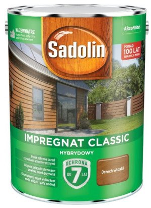 IMPREGNAT SADOLIN CLASSIC, orzech włoski, 4.5l