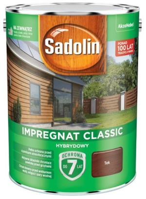 Impregnat Sadolin Classic, Tek, 4.5l