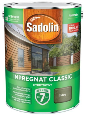 IMPREGNAT SADOLIN CLASSIC, zielony, 4.5l