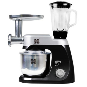 Herzberg HG-5029: Planetarny blender udarowy 3 w 1 800 W, czarny