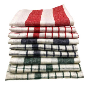 Cenocco CC-9068: 9 - Kawałki Vintage Stripe & Plaid - Bawełniana ścierk