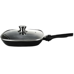Imperial Collection Patelnia grillowa 28 cm z pokrywką i zdejmowanym uchwyt