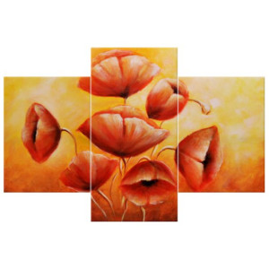 OBRAZ DRUKOWANY  Czerwone maki 90x60