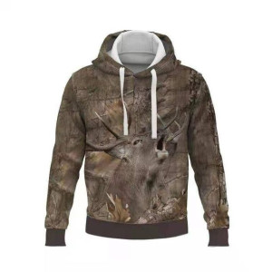 Bluza Męska Łowiecka Myśliwska Na Polowanie Z Efektem 3d Jelenia 3xl