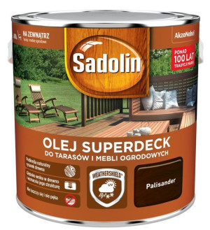 OLEJ SUPERDECK SADOLIN do drewna, palisander, 2.5l