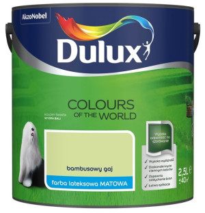 FARBA DULUX KOLORY ŚWIATA- bambusowy gaj, 2.5l