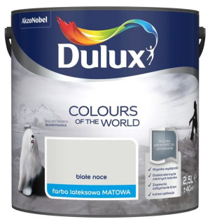 FARBA DULUX KOLORY ŚWIATA- białe noce, 2.5l