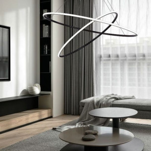 Lampa led Galaxy X2 czarna o mocy 71W z barwą ciepłą 3000K