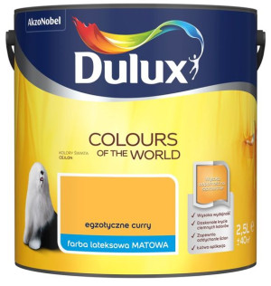 FARBA DULUX KOLORY ŚWIATA- egzotyczne curry, 2.5l