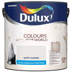 FARBA DULUX KOLORY ŚWIATA- garść muszelek, 2.5l